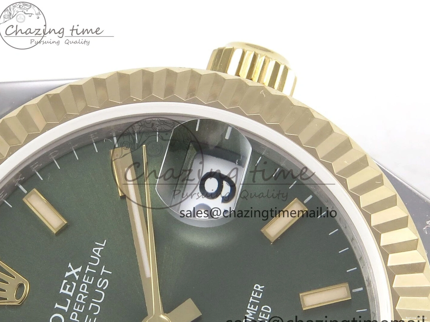 0509 DateJust 31 278273 SS YG GMF 1:1 Best Edition 904L Steel Green Stick Dial on Jubilee Bracelet A Stylish 1152